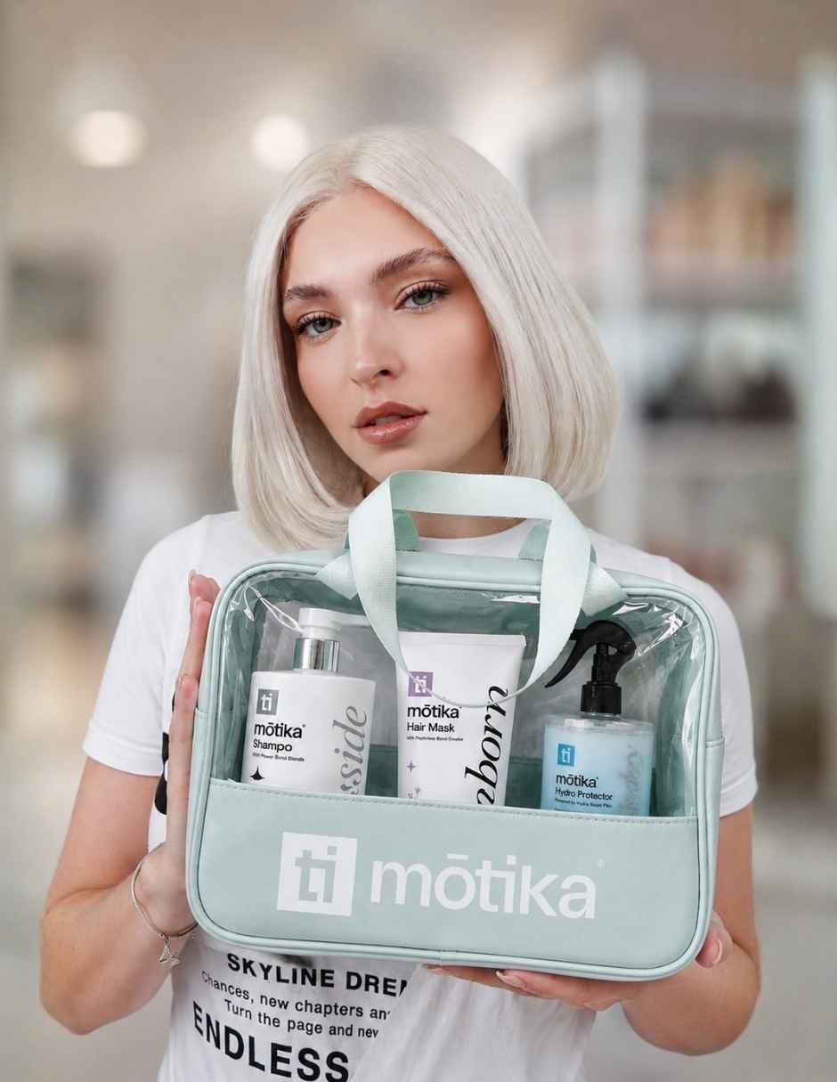Set capilar motika reparación e hidratación para cabello dañado para todo tipo de cabello 4 piezas
