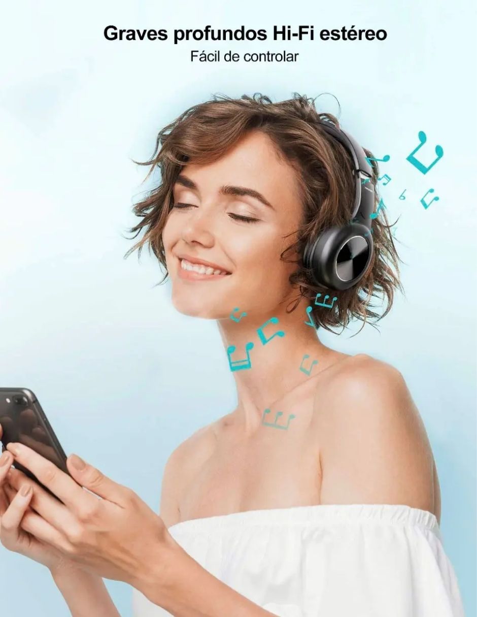 Audífonos over-ear inalámbricos con cancelación de ruido