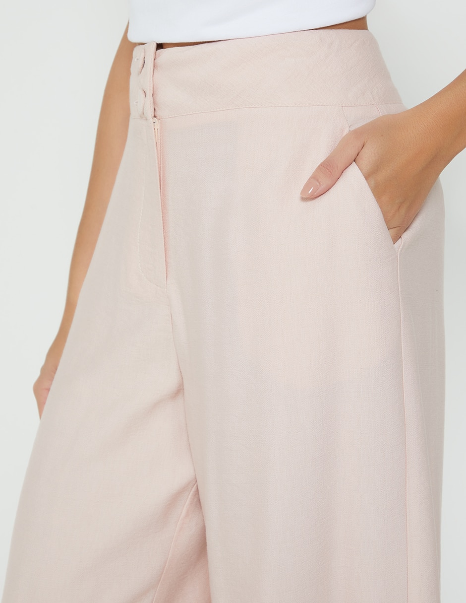 Pantalón relaxed palazzo para mujer 5
