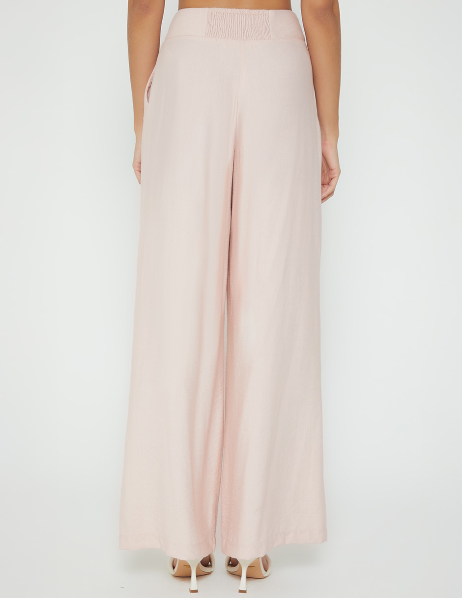 Pantalón relaxed palazzo para mujer 2