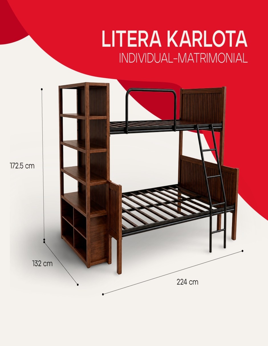 Litera de Madera pino 6