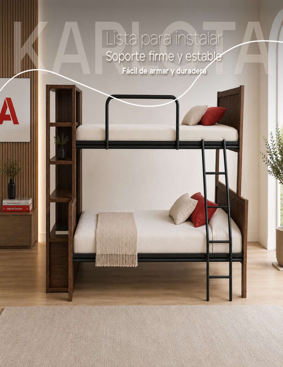 Litera de Madera pino 3
