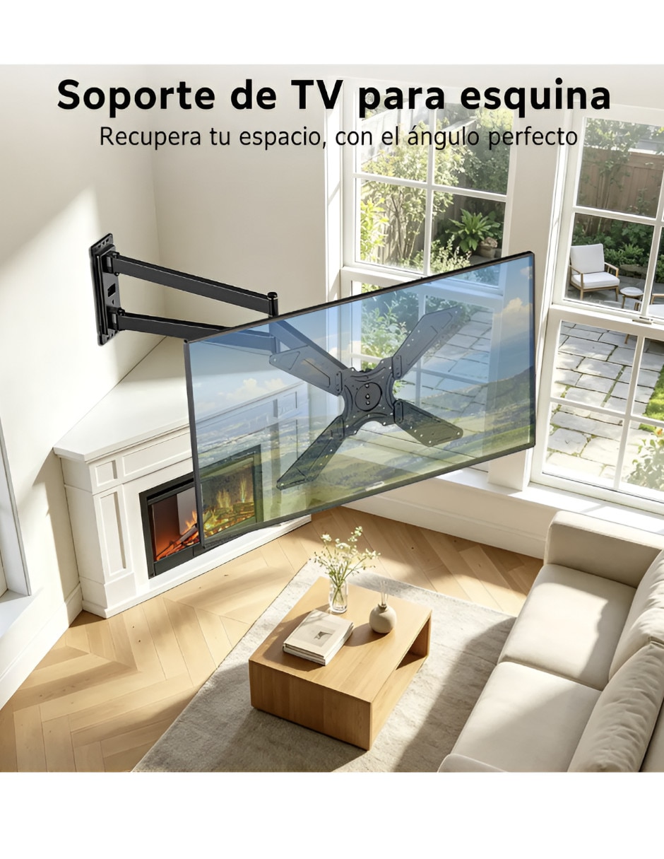 Soporte de pared para pantalla Articulado 32 - 75 pulgadas