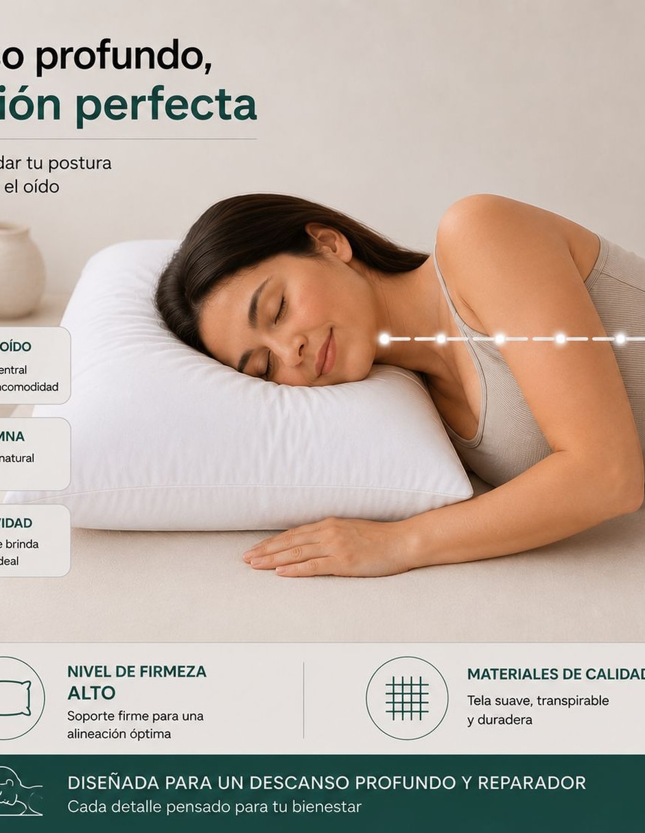 Set de almohada firmeza alta 3
