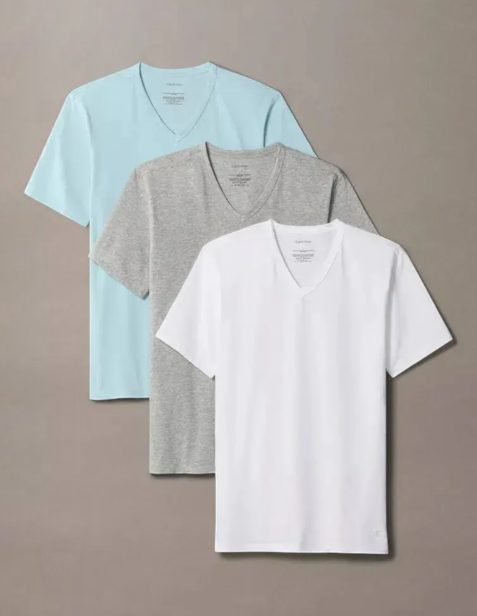 Playera cuello v para hombre 2