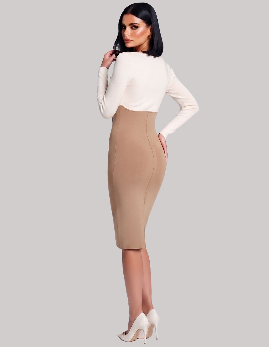 Vestido a la rodilla casual para mujer 4