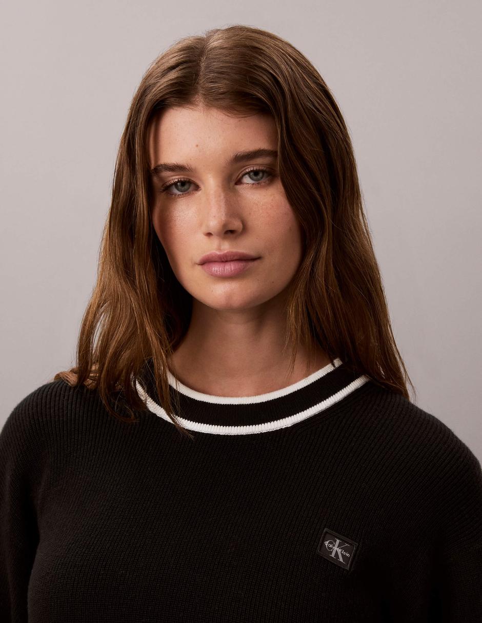 Suéter cuello redondo para mujer 6