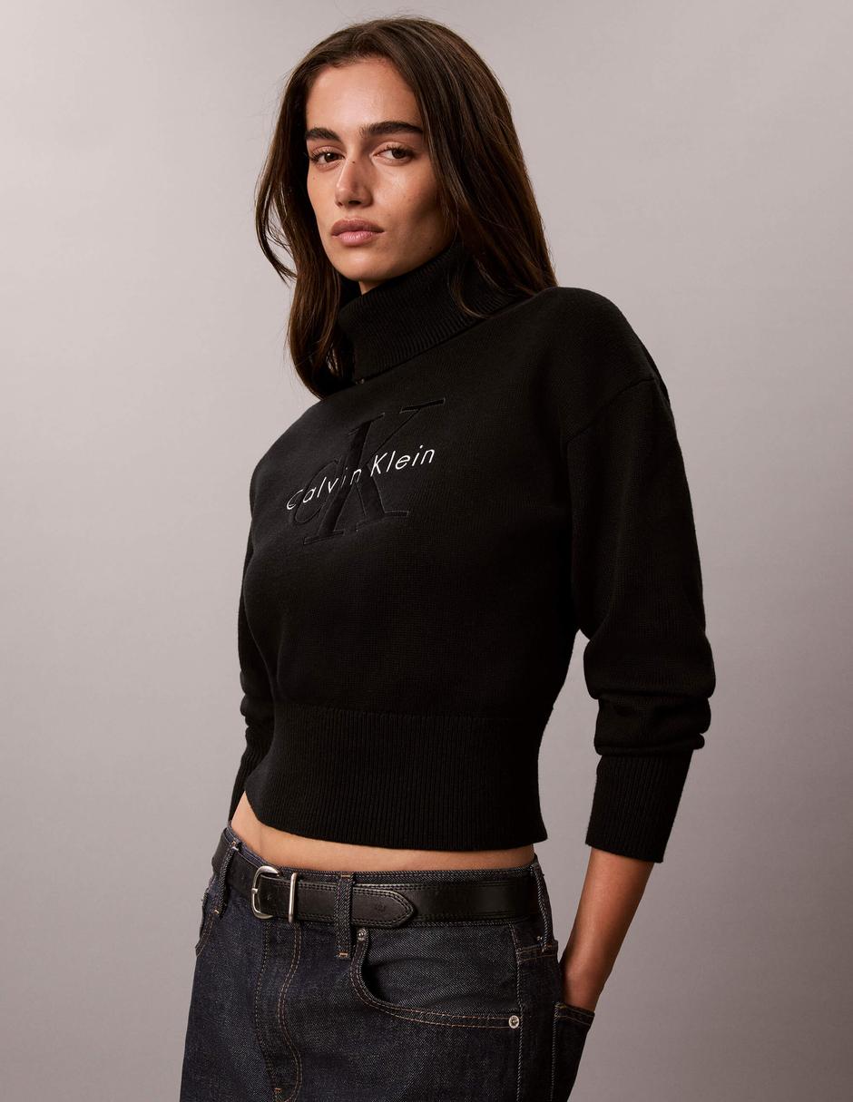 Suéter cuello alto para mujer
