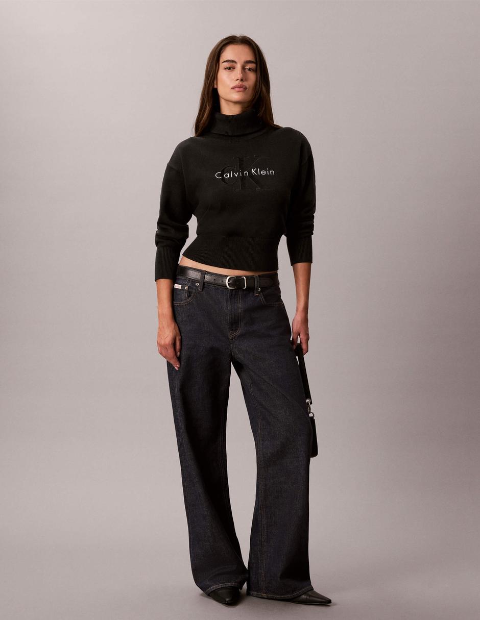 Suéter cuello alto para mujer