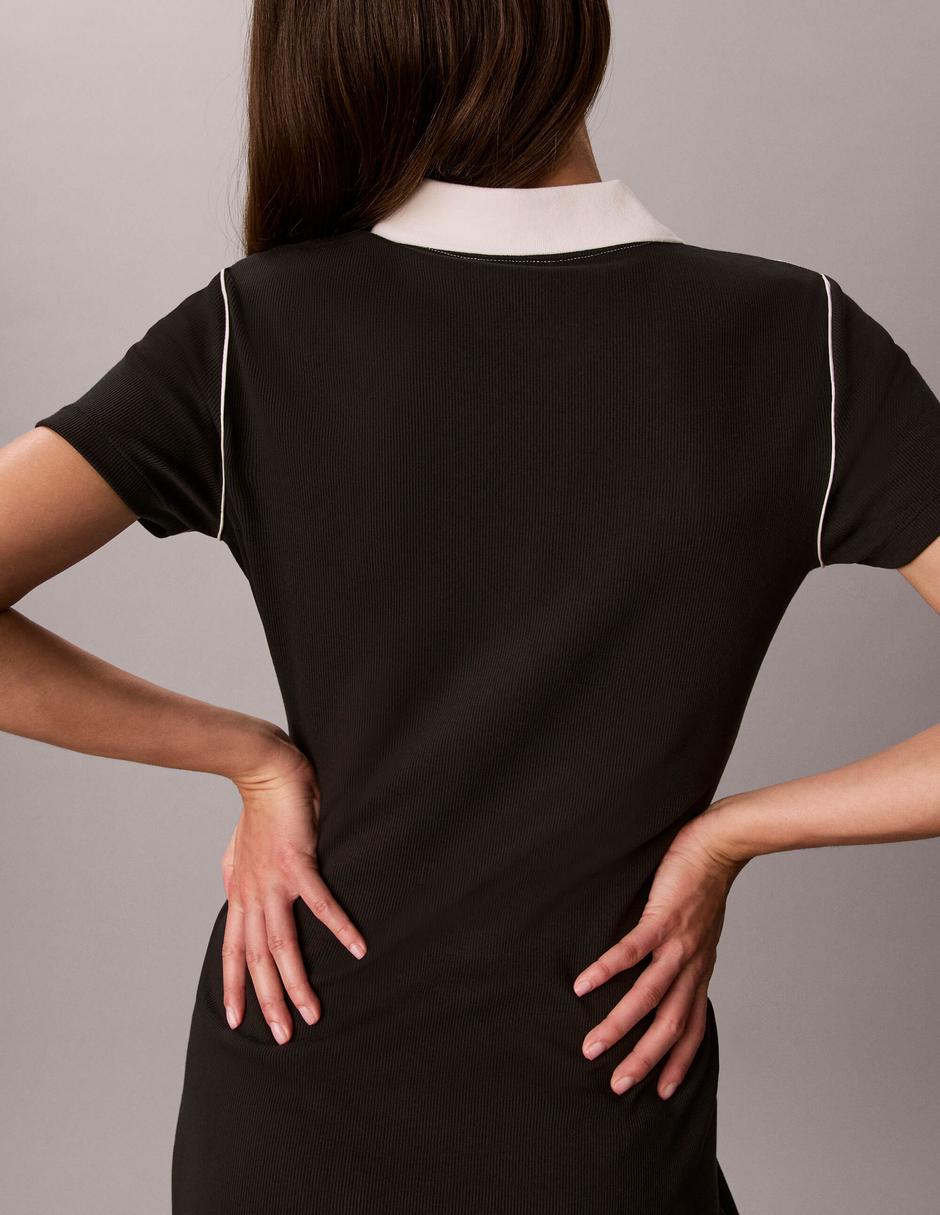 Vestido arriba rodilla casual para mujer 5
