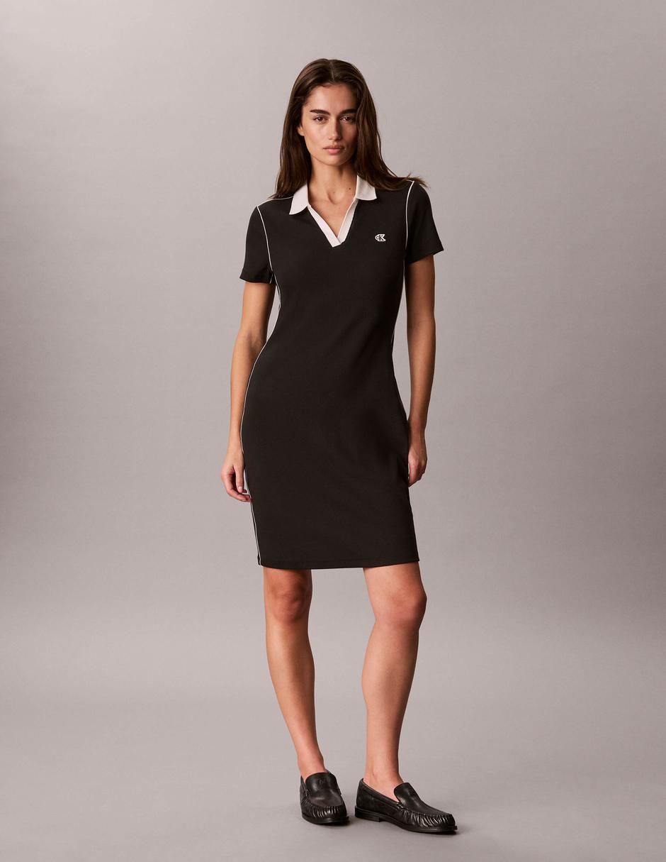 Vestido arriba rodilla casual para mujer 6