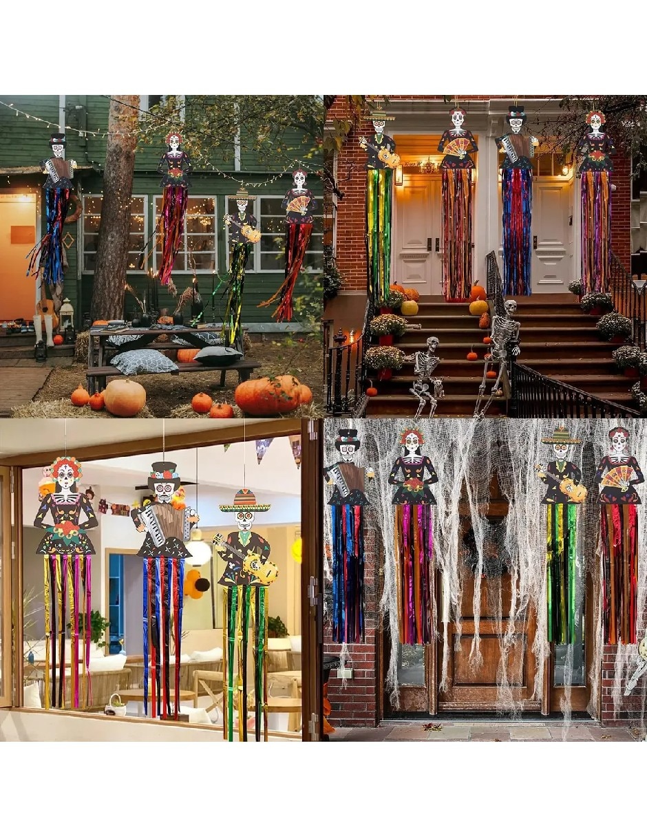 Set decoración con forma de calavera 2