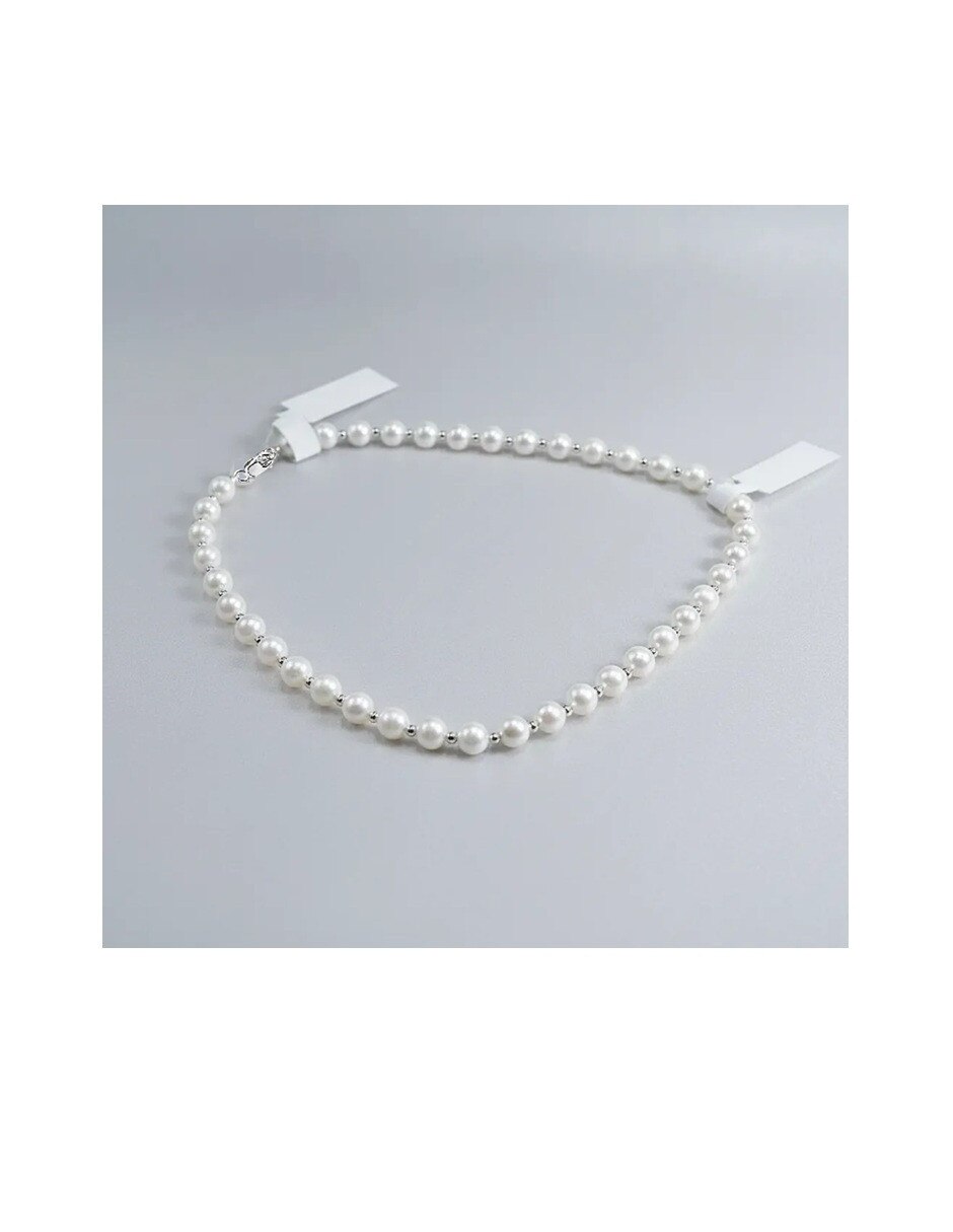 Collar clásico de plata p 925 5
