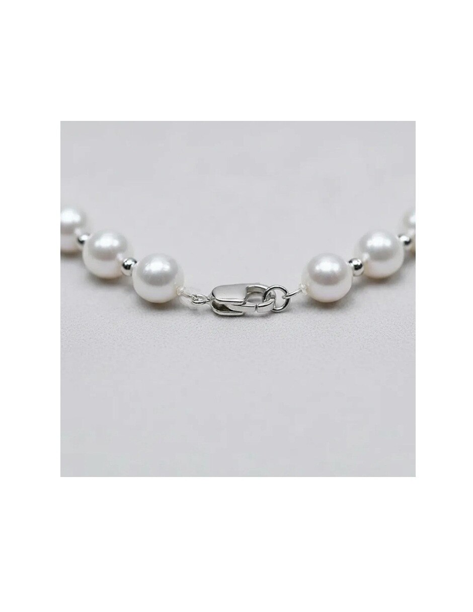 Collar clásico de plata p 925