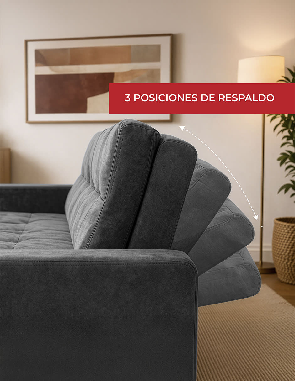 Sofá cama armable de madera pino 5