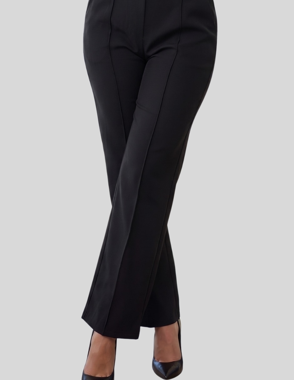 Pantalón de vestir recto para mujer 8