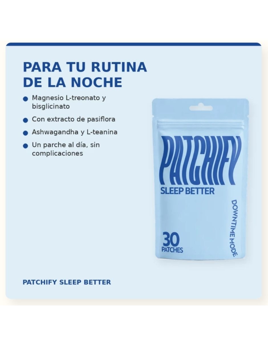 Patchify Sleep Better Suplemento alimenticio 5