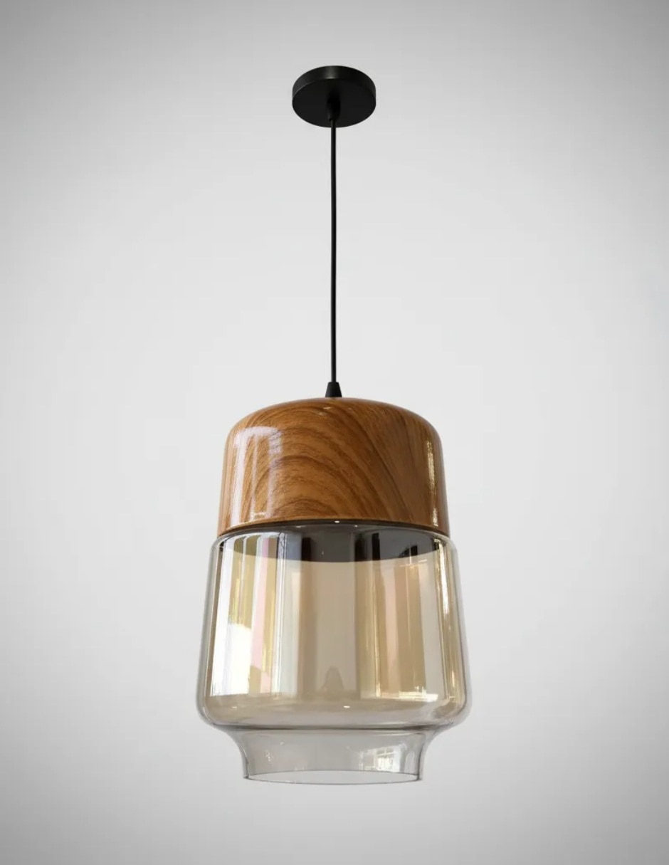 Lámpara colgante Incandescente y LED Esferac 6