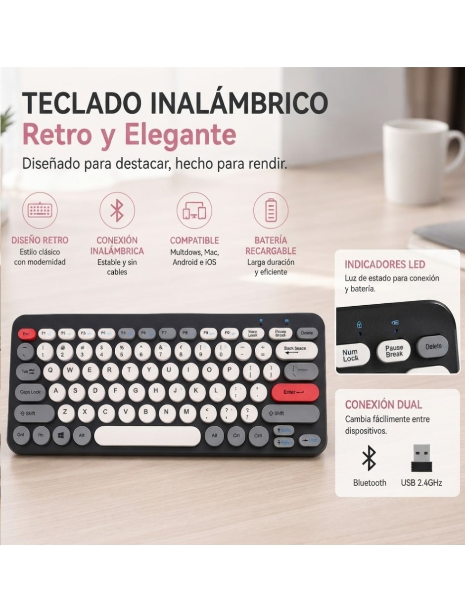 Mouse y teclado kb66 5