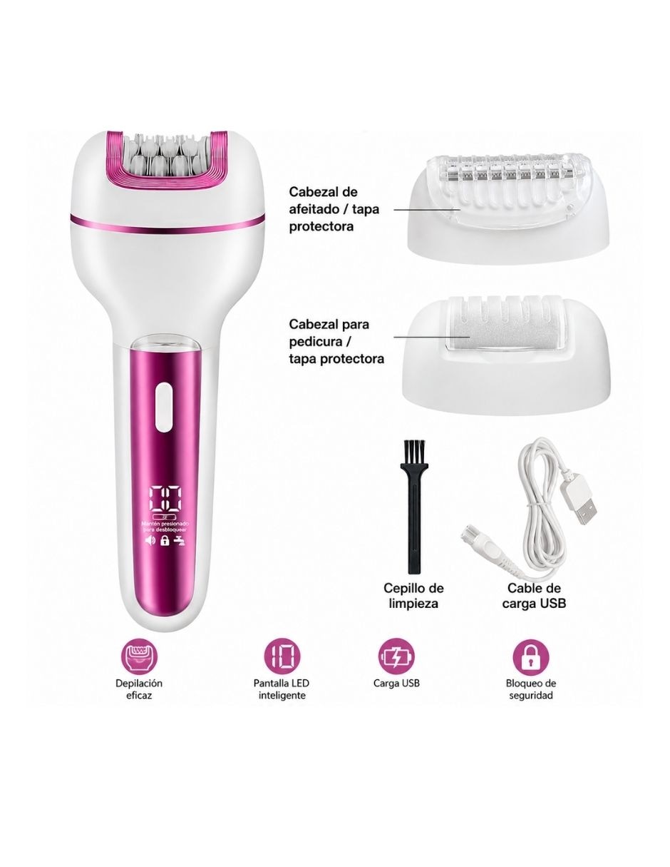 Depiladora para rostro y cuerpo 2