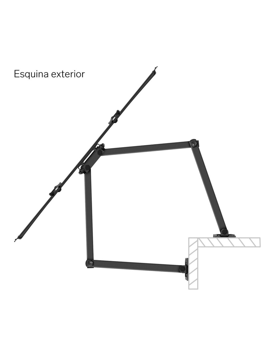 Soporte de pared para pantalla Articulado 40 - 75 pulgadas 7