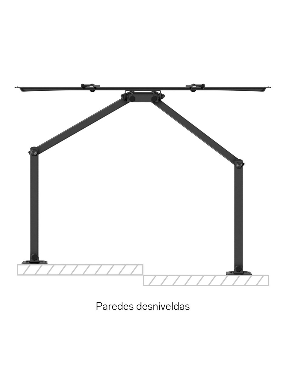 Soporte de pared para pantalla Articulado 40 - 75 pulgadas 9