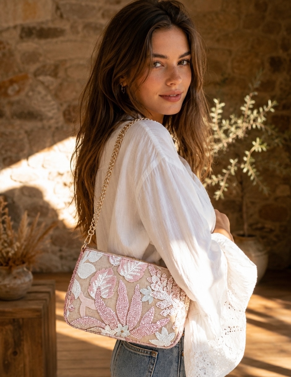 Bolsa shoulder floréa para mujer 4