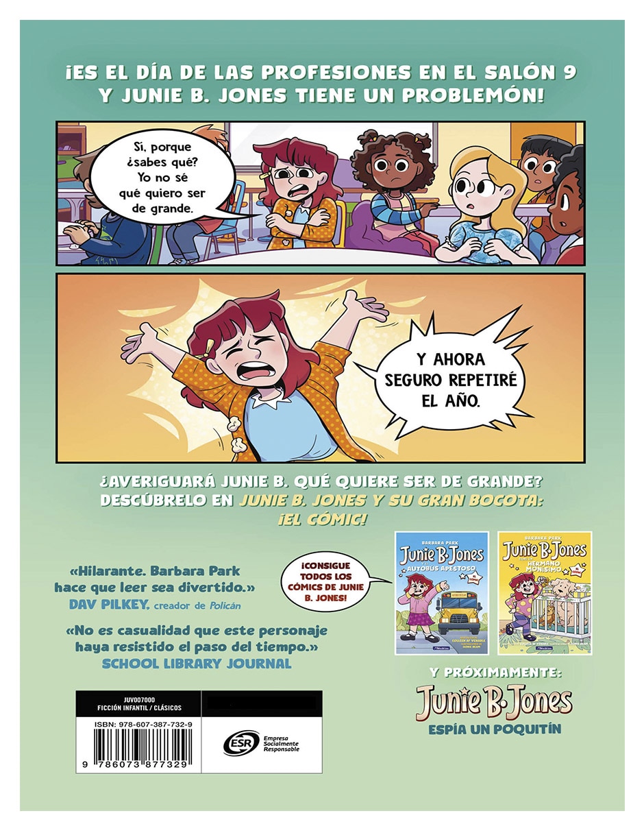 Libro junie b. Jones y su gran bocota (junie b. Jones el cómic 3) -de barbara park 3