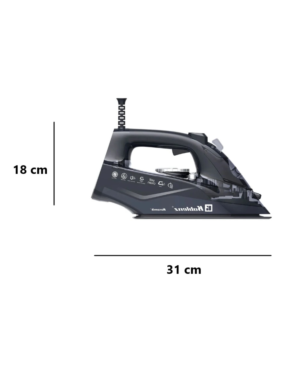 Plancha pkk-760-sg suela cerámica 8