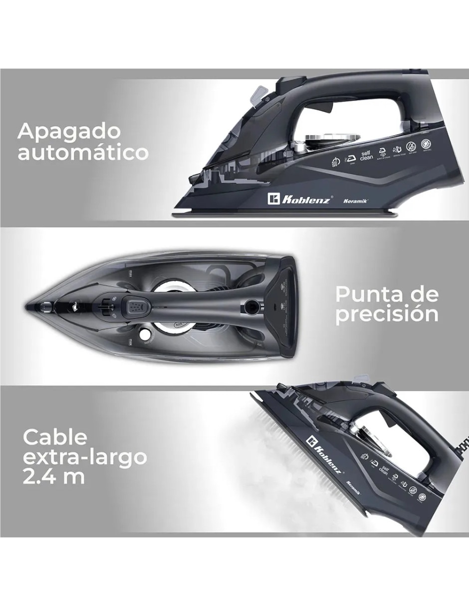 Plancha pkk-760-sg suela cerámica 5