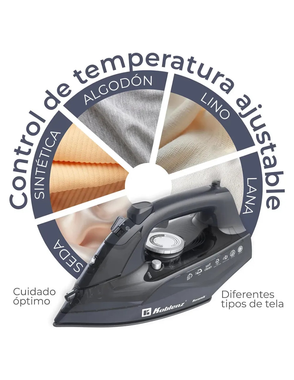Plancha pkk-760-sg suela cerámica 2