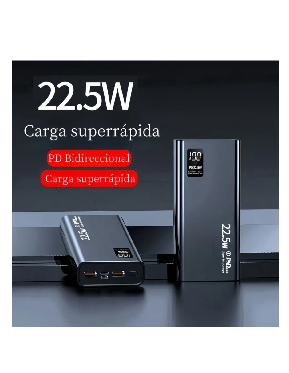 Cargador de batería auxiliar usb c 15 w 2