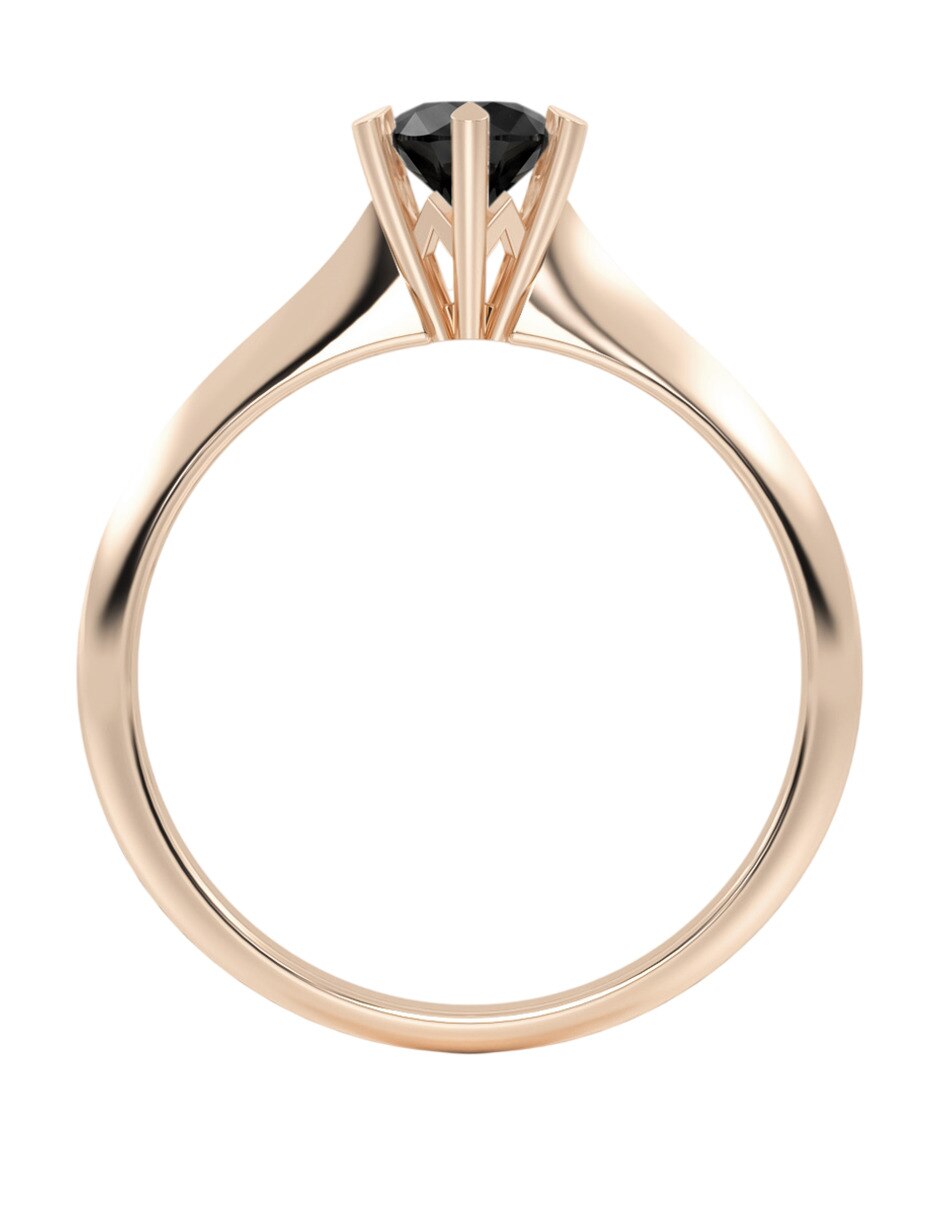 Anillo de compromiso de oro 14 k 3