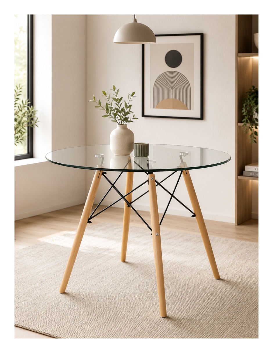 Mesa de comedor armable de mdf 5