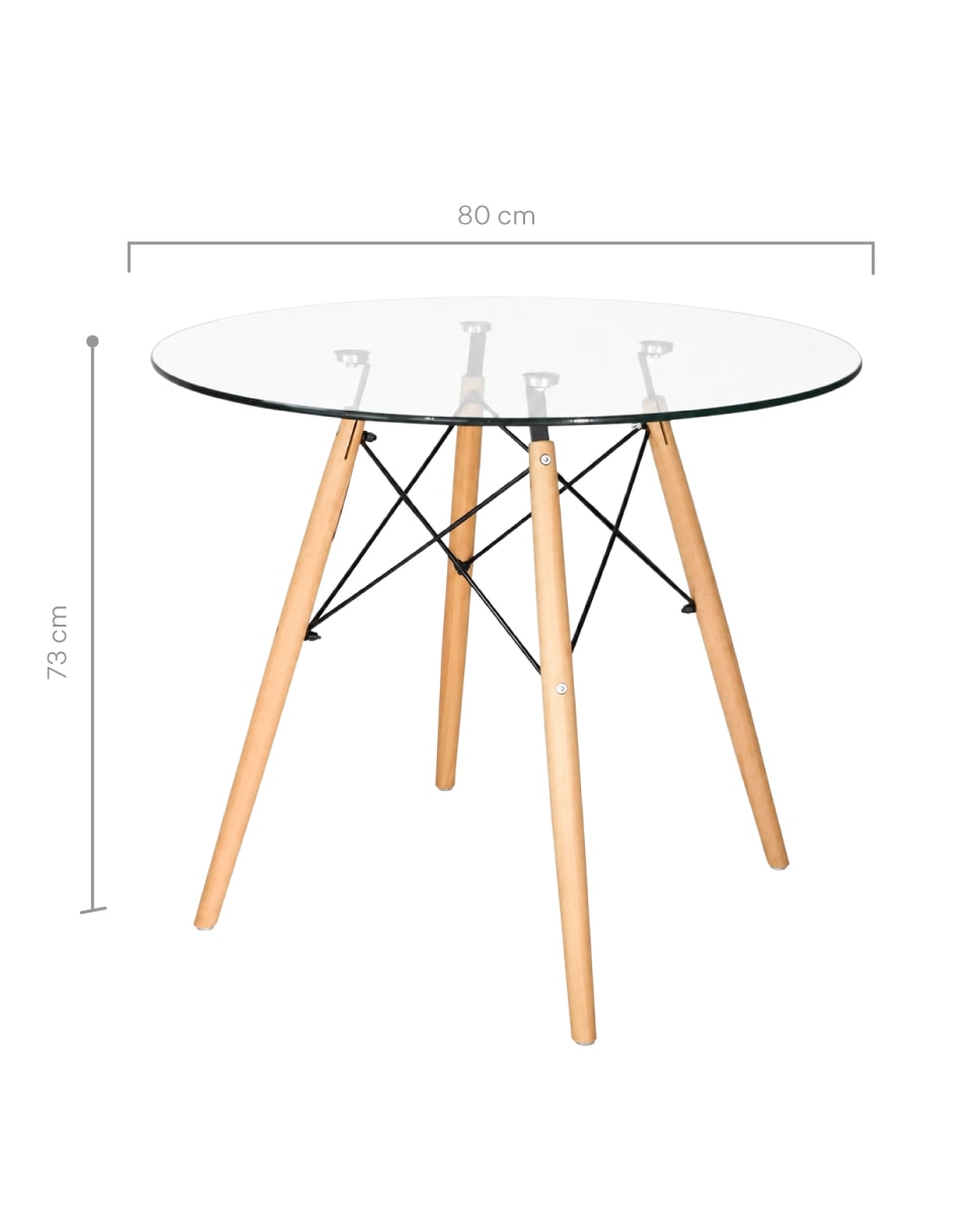 Mesa de comedor armable de mdf 6