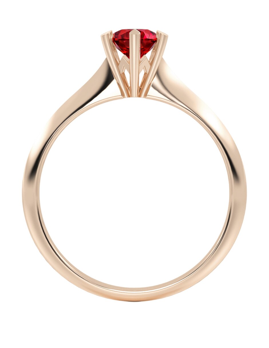 Anillo de compromiso de oro 10 k 3