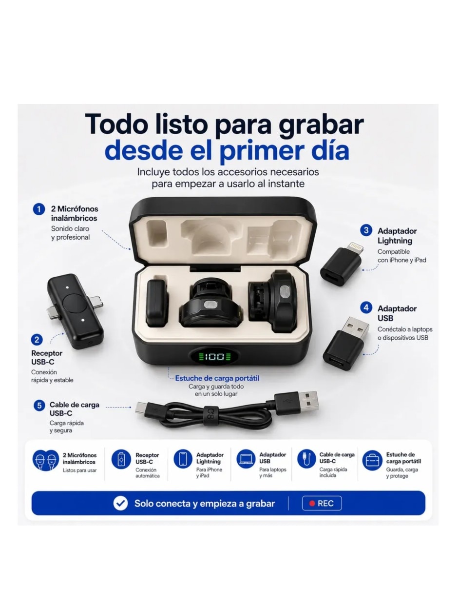 Micrófono inalámbrica 5
