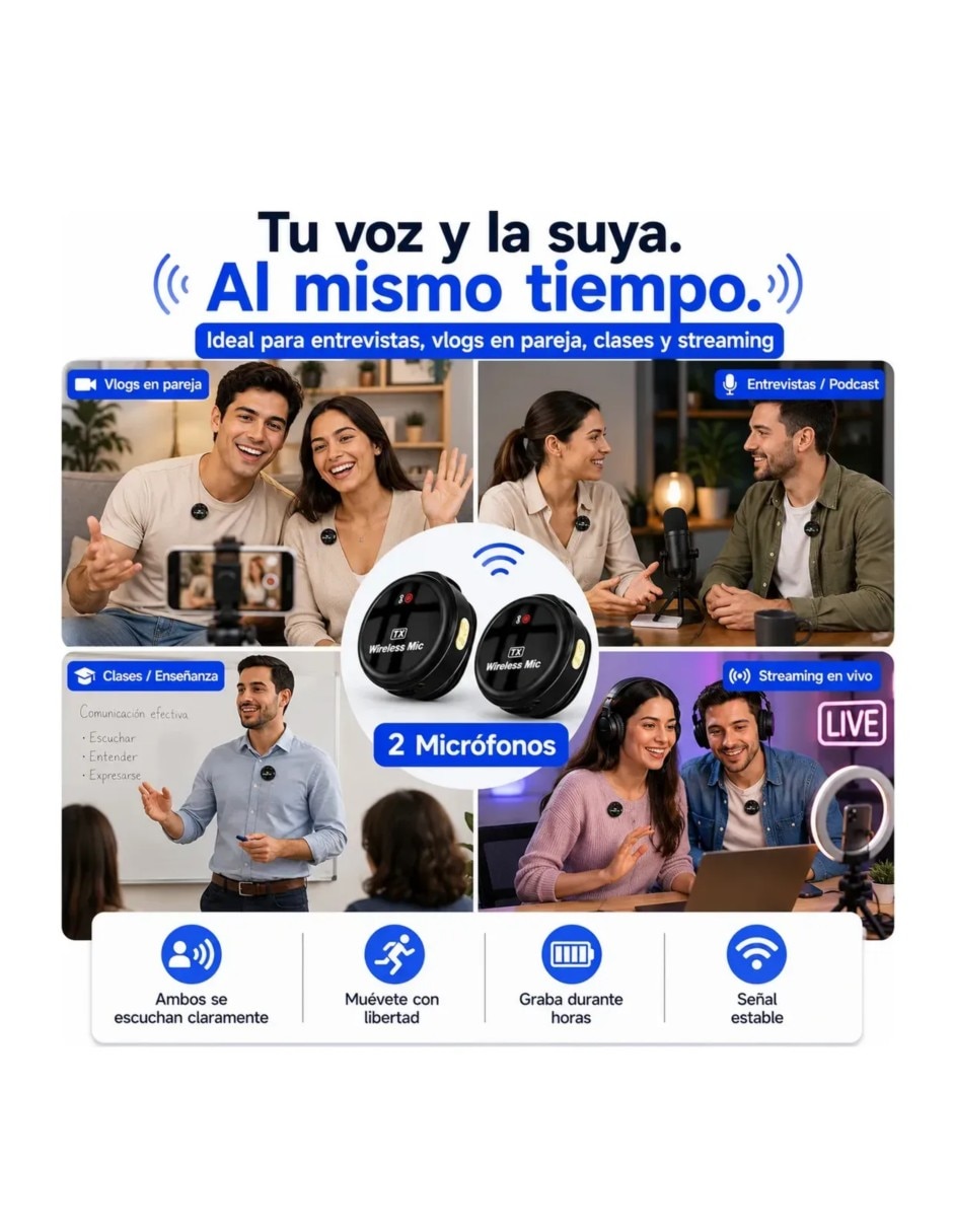 Micrófono inalámbrica 2