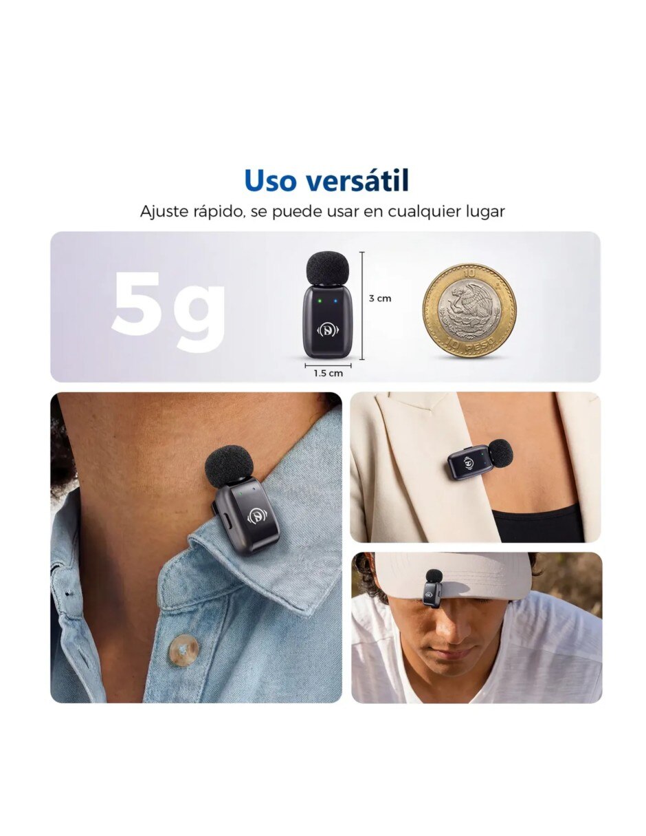 Set micrófono inalámbrica 5