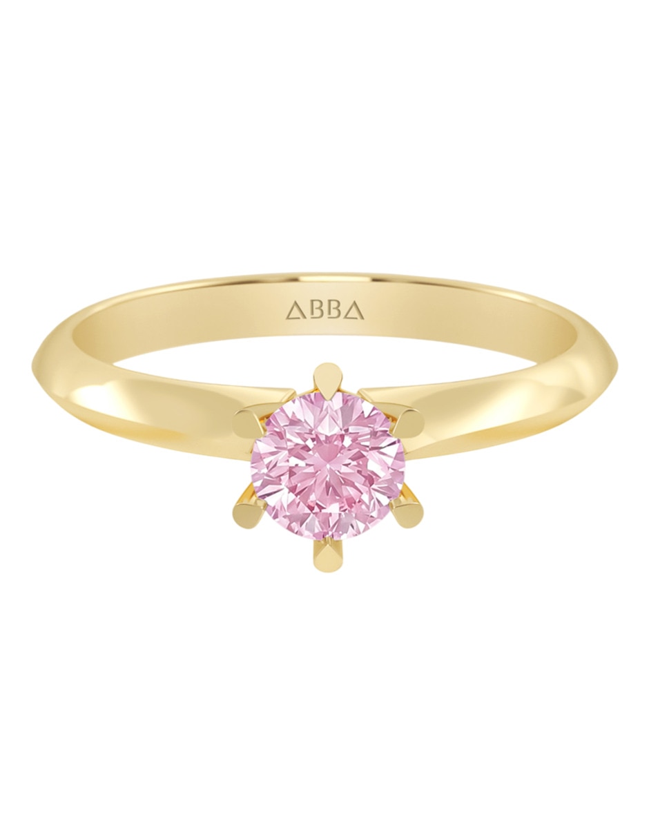Anillo de compromiso de 10 k zirconia Anillo de compromiso de 10 k zirconia