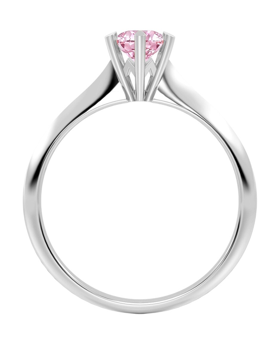 Anillo de compromiso de oro 14 k 3