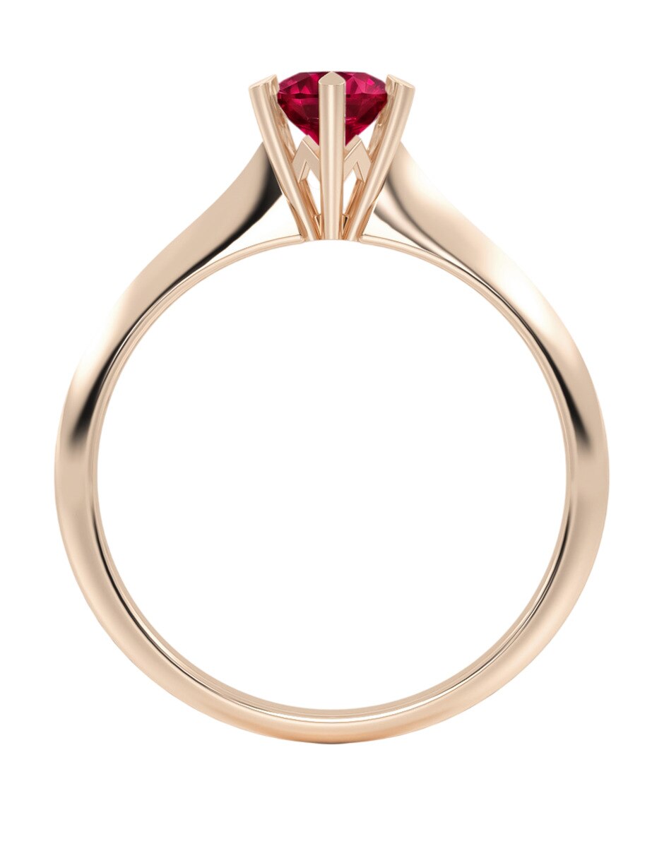 Anillo de compromiso de oro 10 k 3