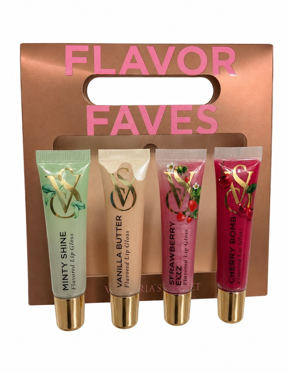 Set de labial brillante flavor faves