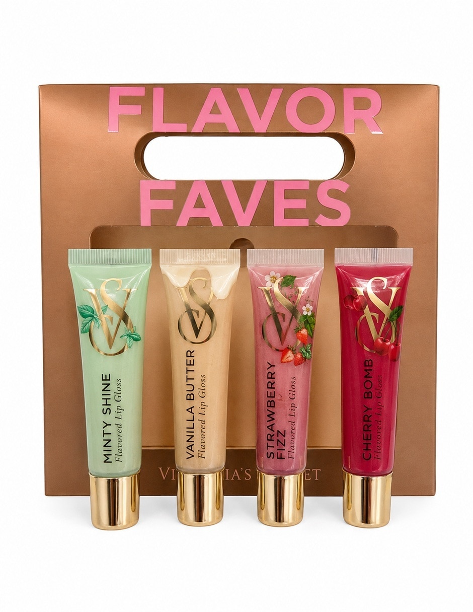 Set de labial brillante flavor faves