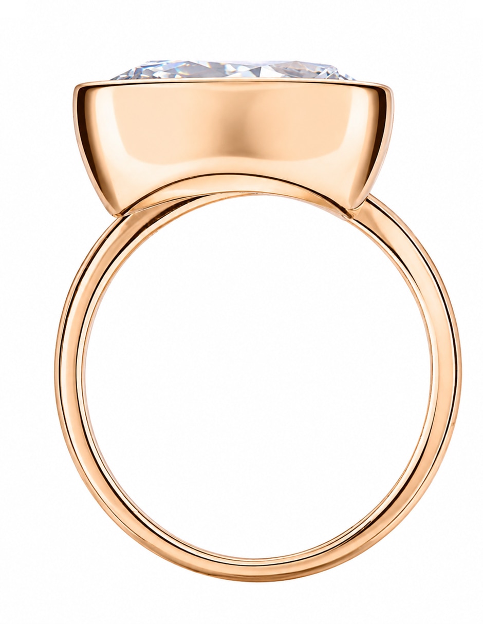 Anillo 14 k de oro amarillo brillante