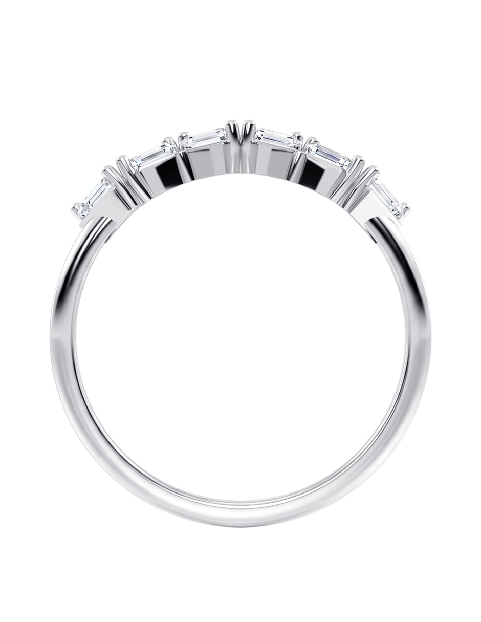 Anillo 14 k de oro zirconia brillante 3