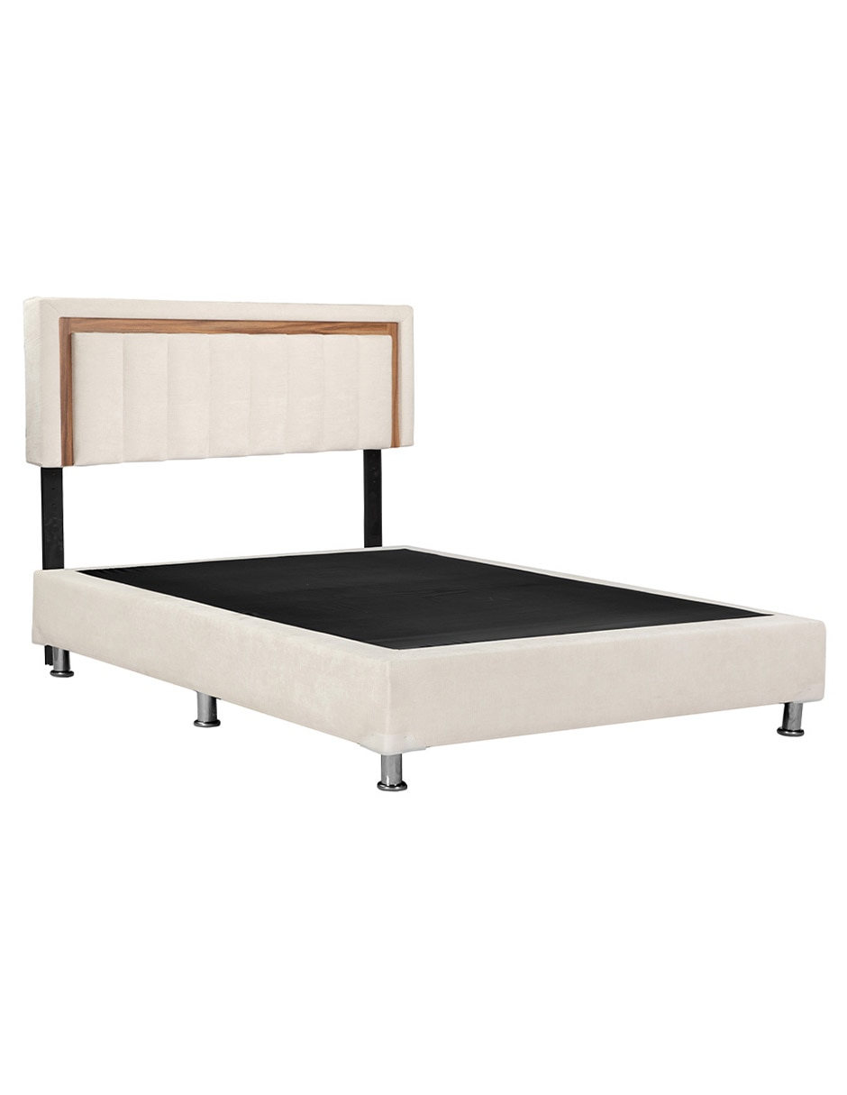 Cama de madera y tela 2