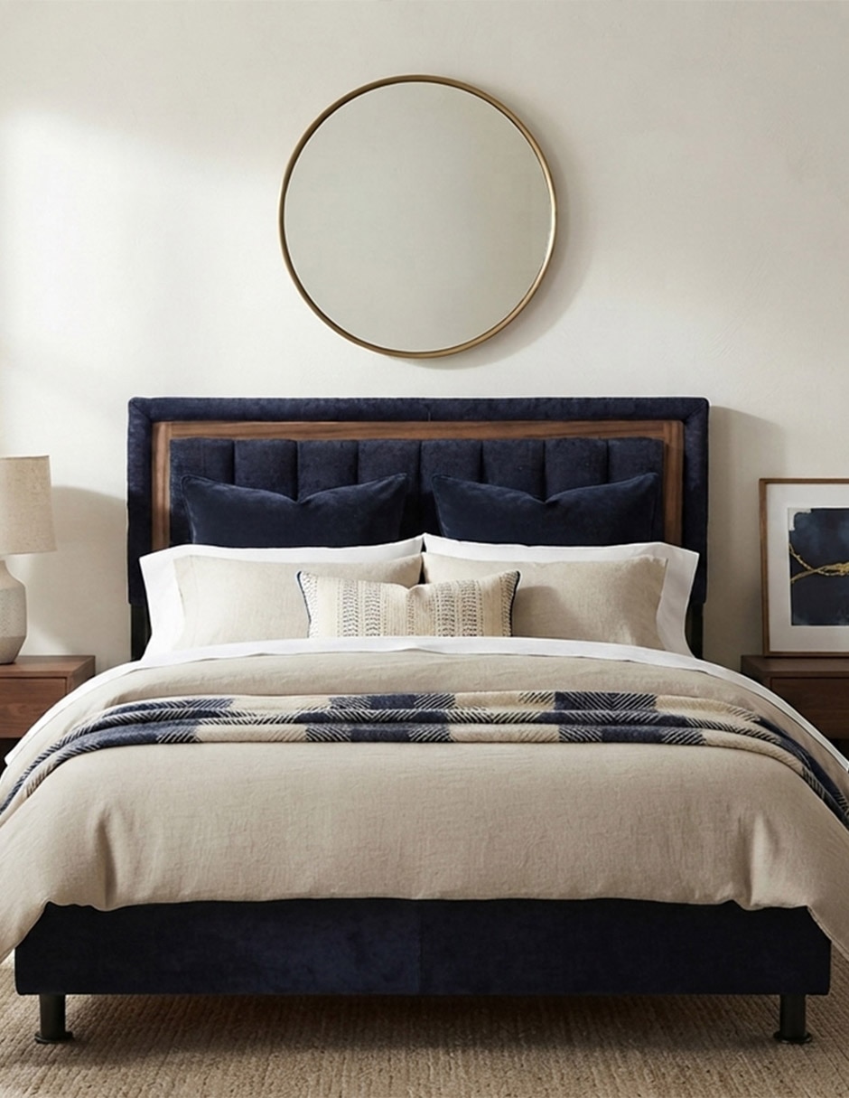Cama de madera y tela 4