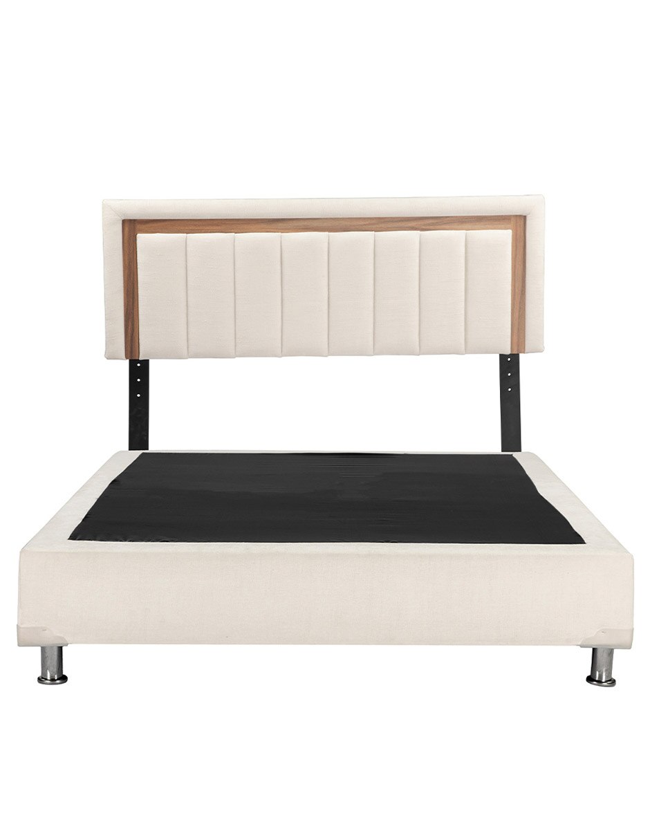 Cama de madera y tela 2