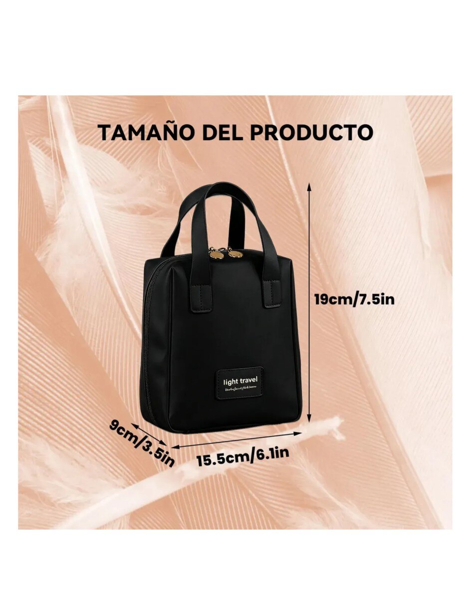 Neceser para maquillaje Daisy impermeable de ABS para mujer 5